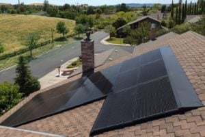 Railless Solar System On House Roof