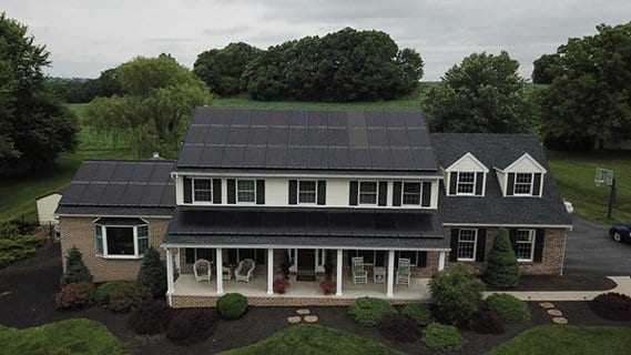 solar panels that look nice on house