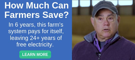 can solar save farms money