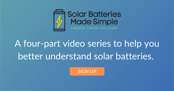 Solar Batteries Made Simple Video Series Graphic